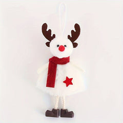 Christmas Tree Hanging Ornaments Snowman Santa Claus Figurine Doll