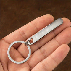 Personalized Men's Car Keychains Zinc Alloy Key Ring Holder