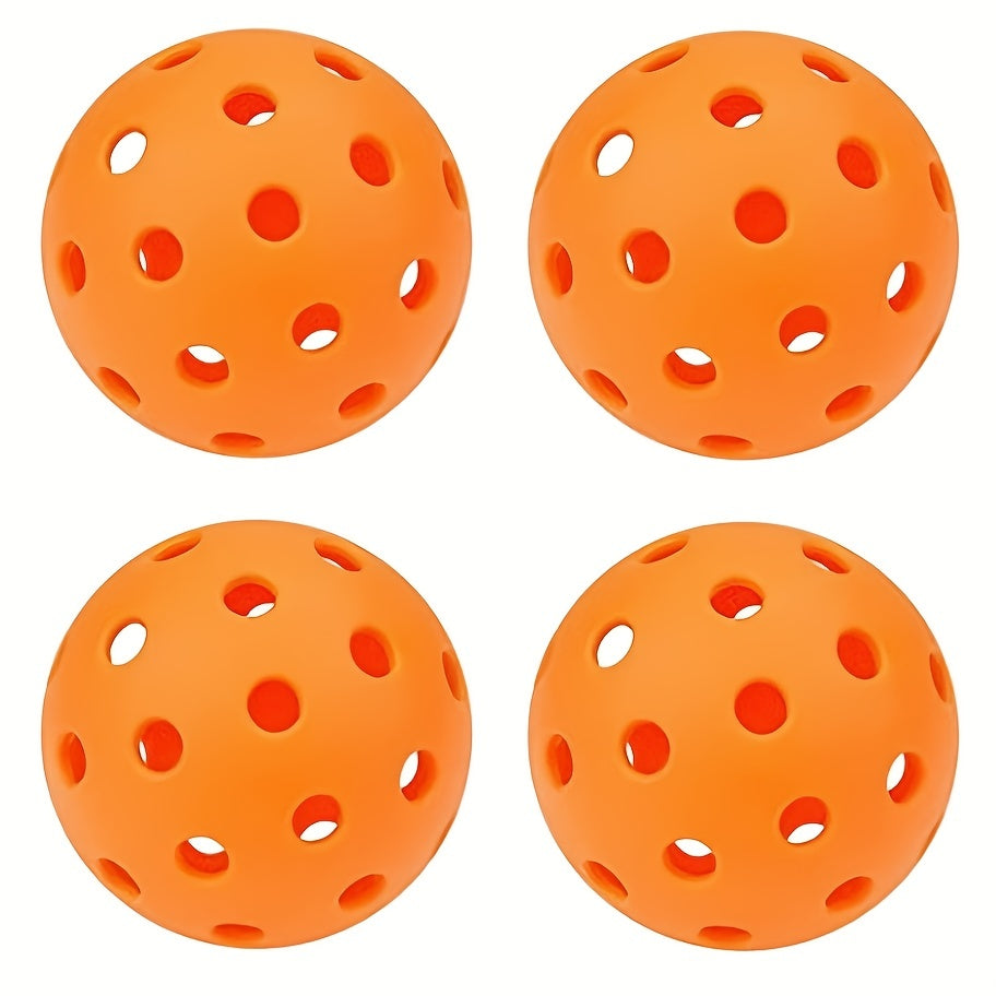 4pcs Pickleball 74mm With Holes Outdoor Practice Ball