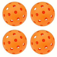 4pcs Pickleball 74mm With Holes Outdoor Practice Ball