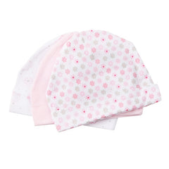 3pcs Unisex Newborn Baby Caps Boy Girl Infant Accessories