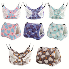 Cozy Double Layer Hammock Sleeping Bag for Small Pets