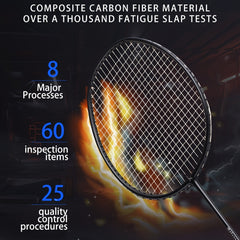 Pro Badminton Racket Set for Int'l Competition