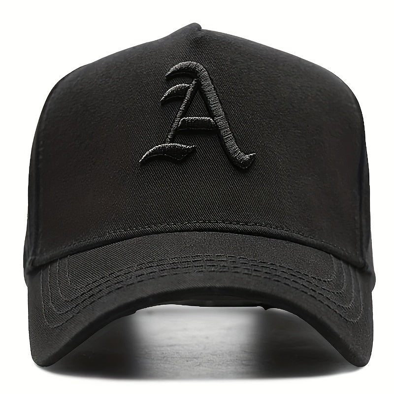 Gothic A Embroidery Baseball Cap Unisex Hip Hop Sun Hat Adjustable