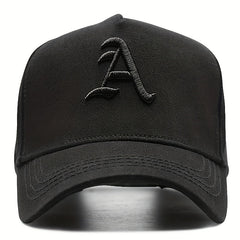 Gothic A Embroidery Baseball Cap Unisex Hip Hop Sun Hat Adjustable