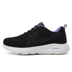 Women's Casual Breathable Lightweight Running Shoes Low Top Outdoor Travel Shoes
