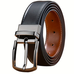 Leather Buckle Men's Comfortable Classic Belt For Occasions