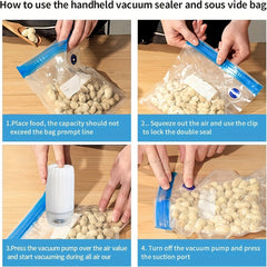 Mini Handheld Vacuum Machine for Food Storage Preservation