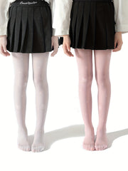 Girls Footed Leggings Bees Print Tight Fit Mesh & Thin Stockings Pants