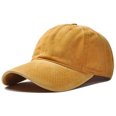 Duck Tongue Cap Washed Old Retro Soft Top Baseball Cap