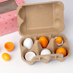 Wooden Play Game Simulation Egg Toy Birthday Gift