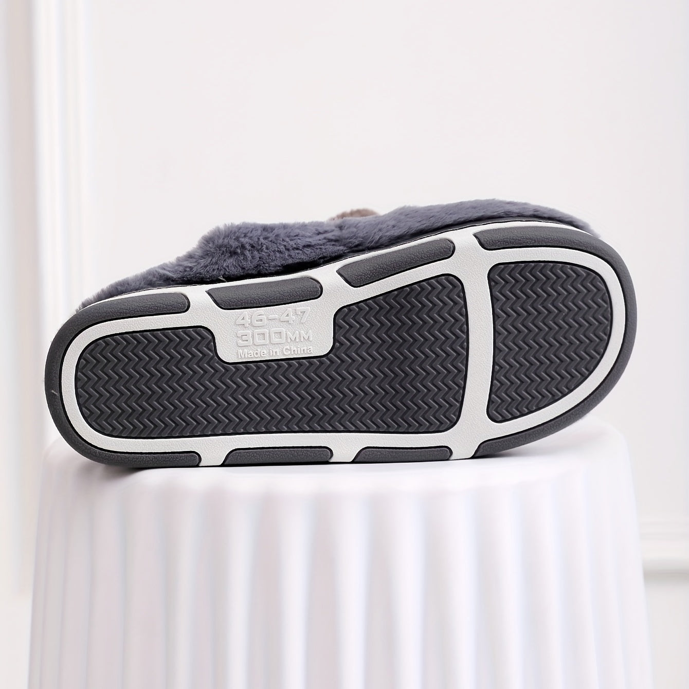 Cartoon Animal Plush House Slippers for Men