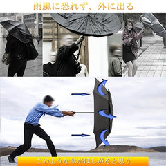 10-Ribs Double Layer Windproof Storm Umbrella