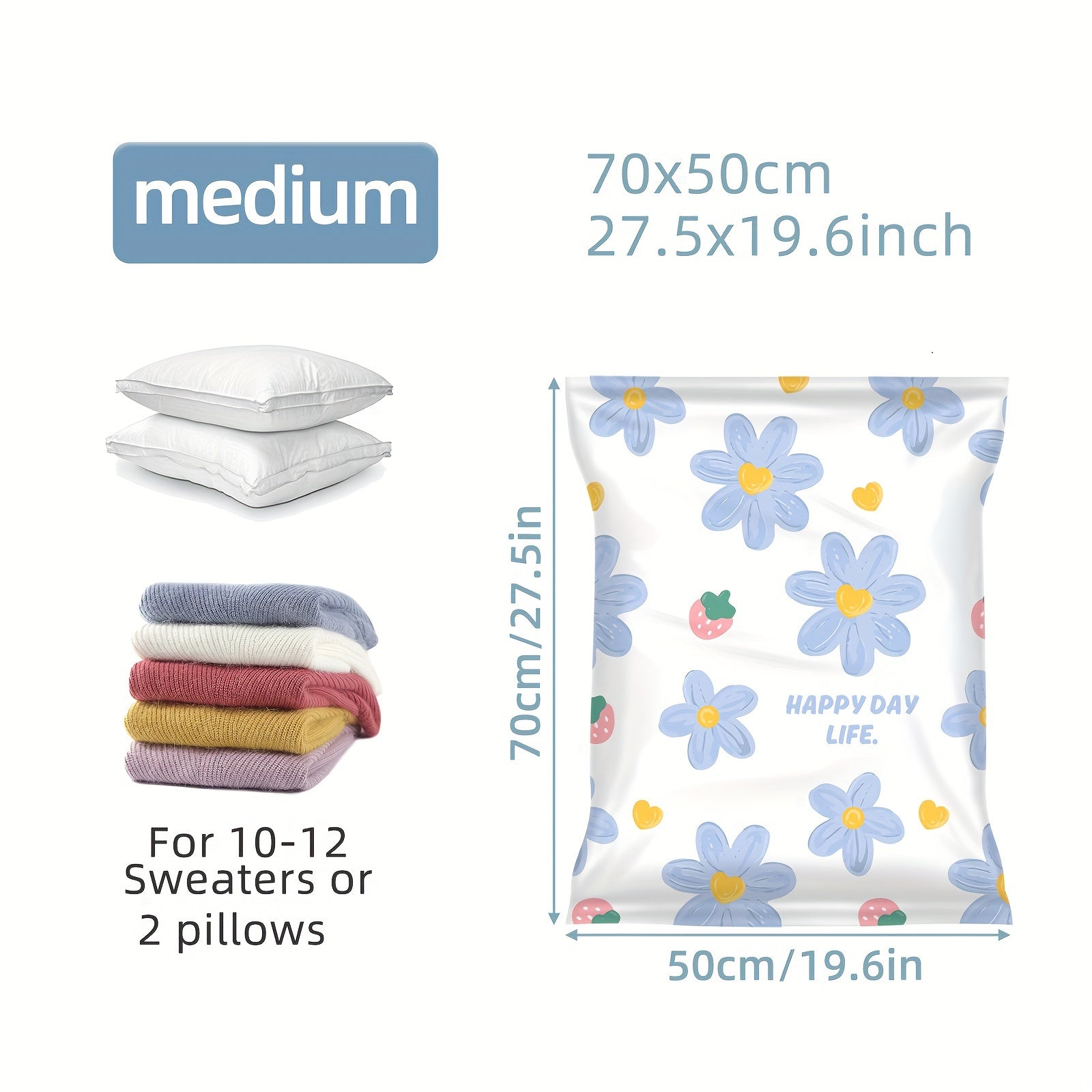 Thickened Vacuum Compression Bag for Clothes Blankets Shirts