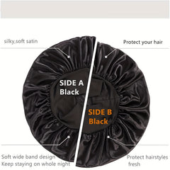Men's Reversible Satin Sleep Cap Bonnet