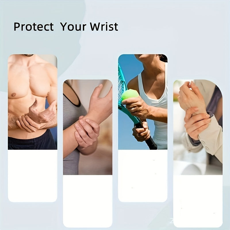 2pcs Compression Wristbands Anti Sprain Wrist Guards For Sports