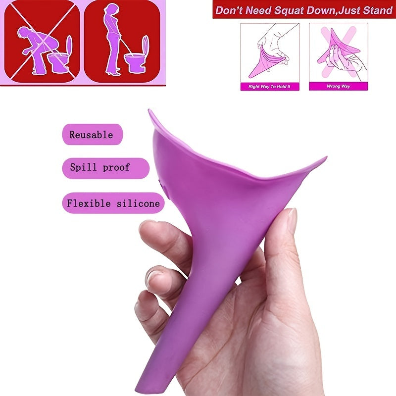 Mini Portable Funnel Device Toilet for Outdoor Emergency