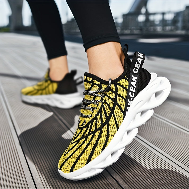 Men's Blade Sneakers Lace ups Odor Resistant Athletic Shoes