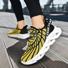 Men's Blade Sneakers Lace ups Odor Resistant Athletic Shoes