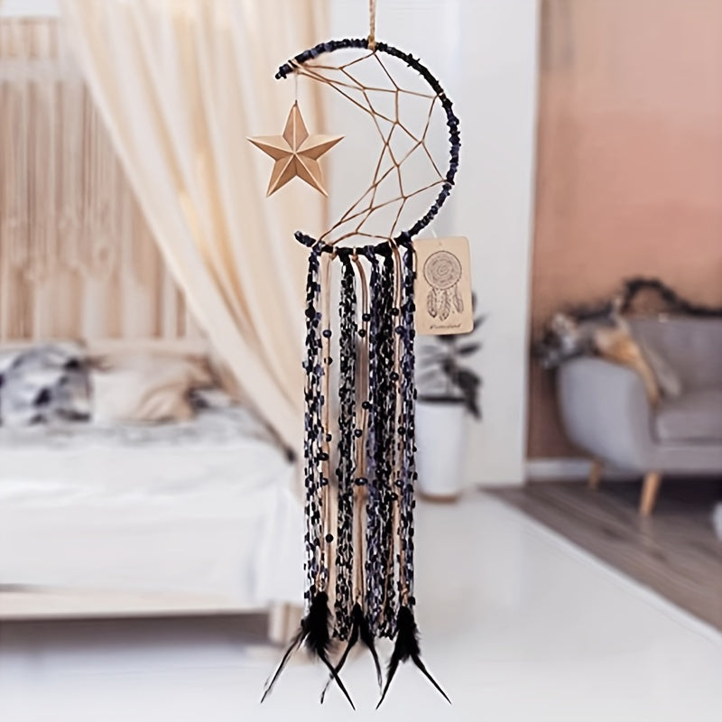 Bohemia Dream Catcher Feather Hanging With Star Home Decoration