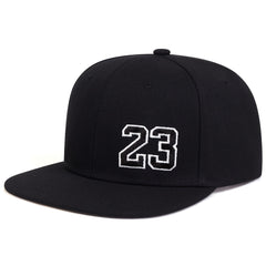 Men's 23 Embroidered Baseball Cap Sports Hip Hop Cap Outdoor Sun Hat