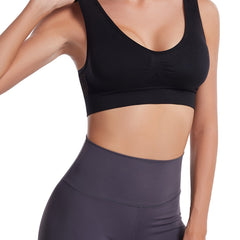 Breathable Wirefree Sports Bra Yoga Fitness Activewear