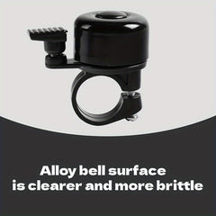 1pc Colorful Aluminum Alloy Bicycle Bell Set - Riding Equipment & Accessories