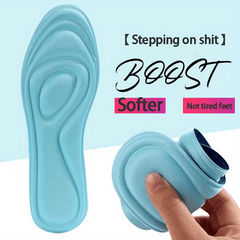 4D Memory Foam Orthotic Insole Cushion for Man Women