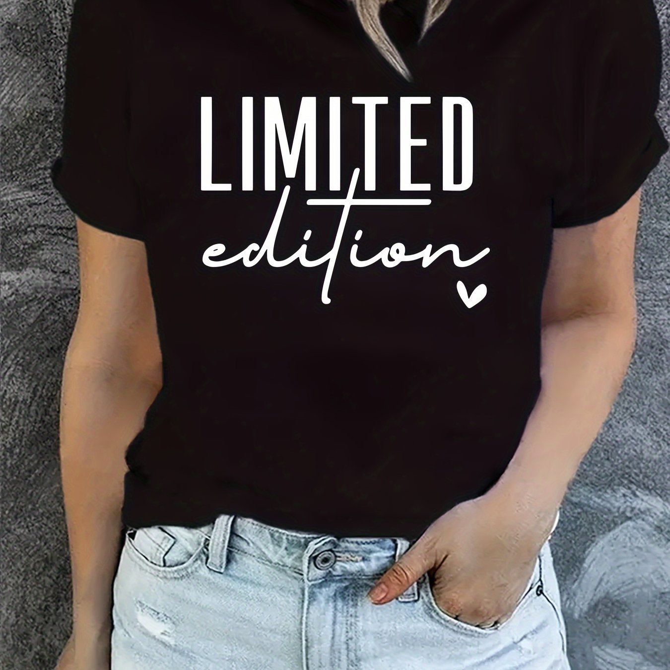 Letter Printed Round Neck T shirt Causal Short Sleeves Sports Running Tops