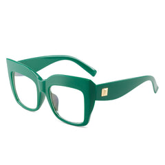 Leopard Cat Eye Glasses Clear Lens Women Eyewear