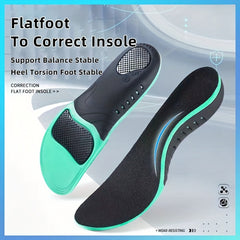 TPU Orthopedic Insole O Leg Correction Flat Arch Support