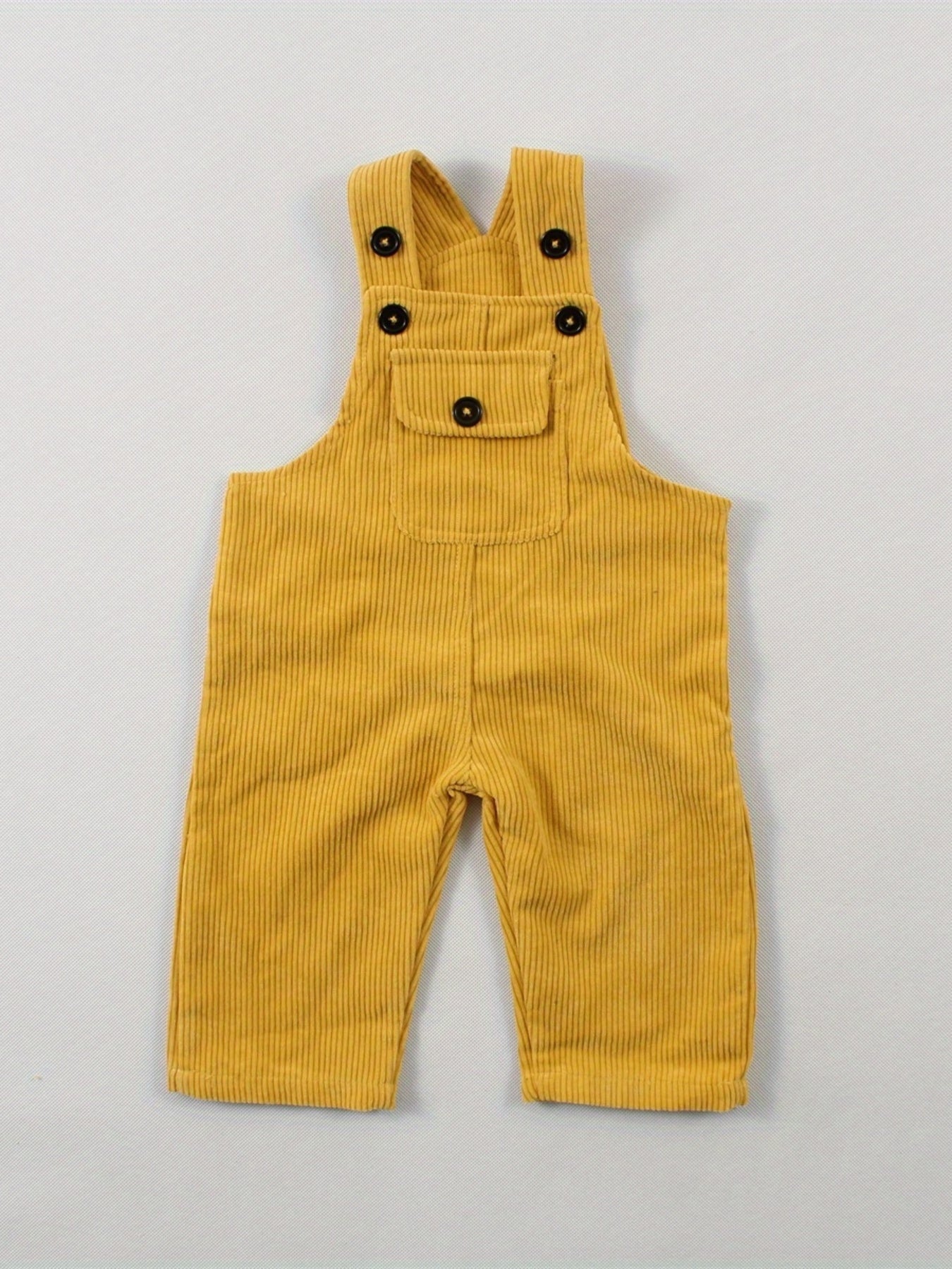 Boys Corduroy Overalls Soft Comfy Breathable Kids Clothes