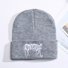 Warm Knitted Hat for Big Head Circumference