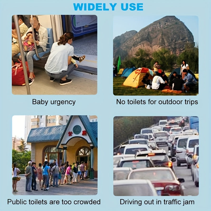 6pcs Emergency Urine Bag Disposable Portable Unisex Travel Vomiting Bag