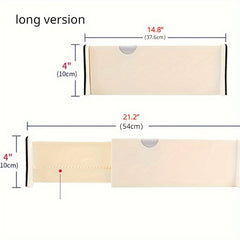 Drawer Divider Organizer 4 Pack Adjustable Dividers for Bedroom Bathroom Closet