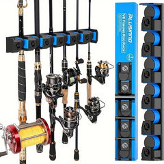 Vertical Fishing Rod Racks Wall Mounted Holders
