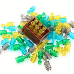 Mini Building Blocks Accessory Set - Bottles & Jars for DIY Scenes
