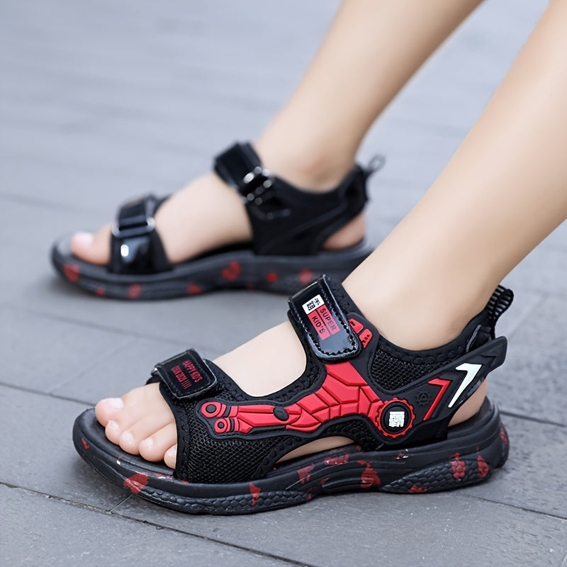 Boys Open Toe Sandals Breathable Lightweight Non-slip for Spring Summer