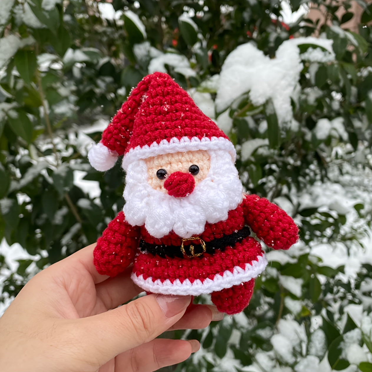 DIY Beginner Crochet Santa Claus Kit with Instructions