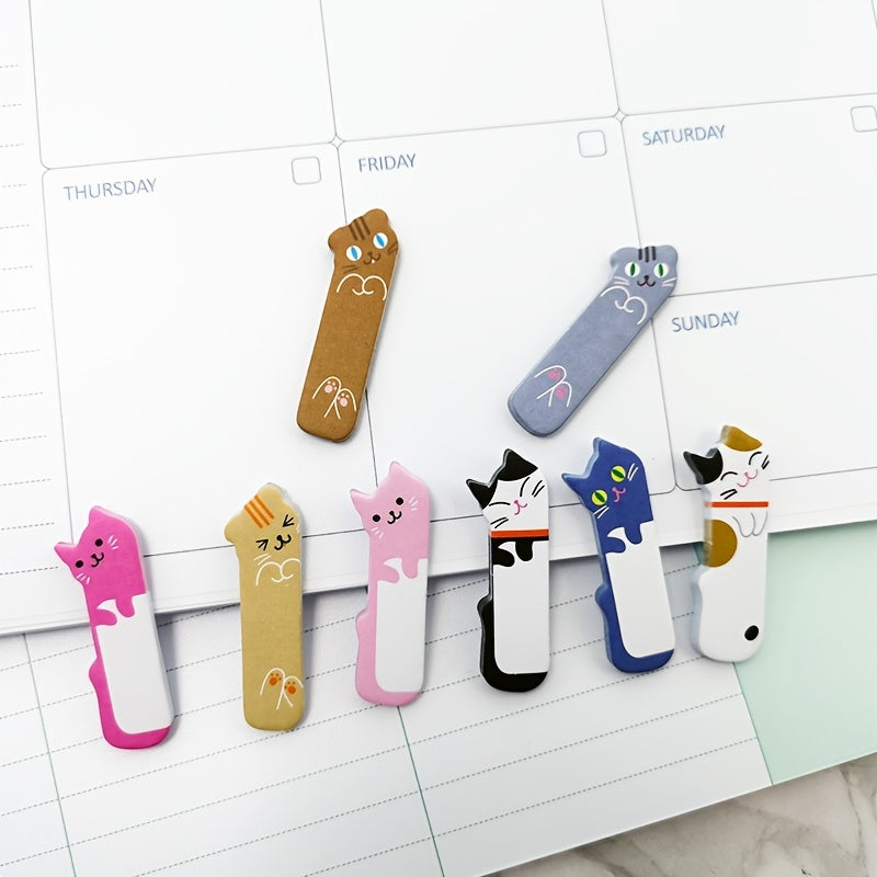3 Pads Set Cat Shaped Mini Animal Index Sticky Note