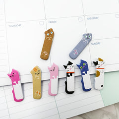 3 Pads Set Cat Shaped Mini Animal Index Sticky Note