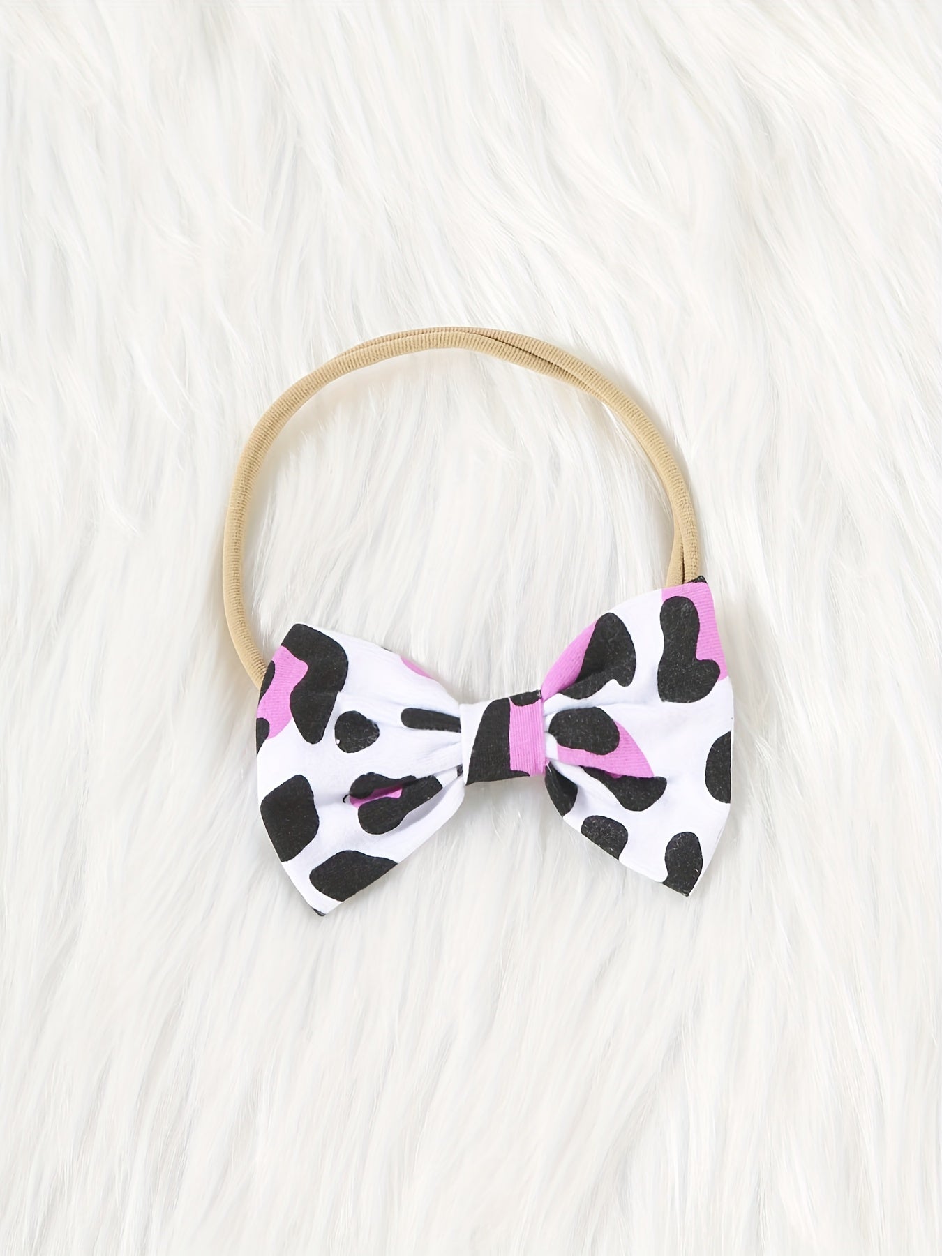 Baby Girls Spotted Dress & Headband 2pcs Set
