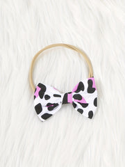 Baby Girls Spotted Dress & Headband 2pcs Set