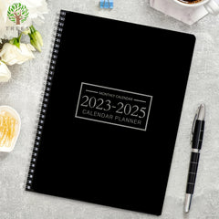 Trees Monthly Calendar Planner Spiral 24 Months July-June Time Management