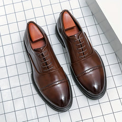 Men's Lace Up Formal Business Shoes Low Top Classic