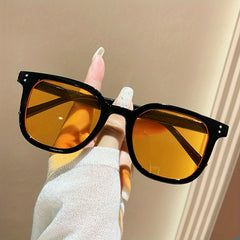 Rivet Square Sunglasses UV400 Sun Shades for Beach Travel