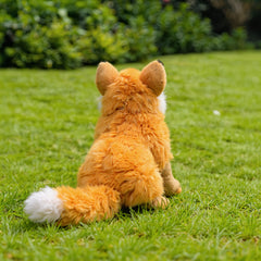 Realistic Fox Plush Toy Ultra Soft Huggable Animal Doll