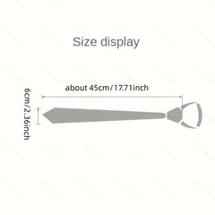 Solid Gray Zipper Tie No Knotting