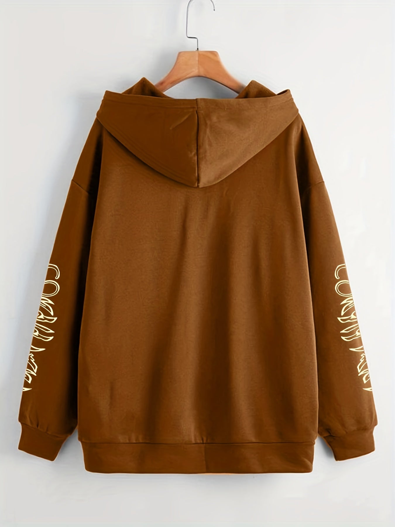 Butterfly Graphic Hooded Sports Sweatshirt Zipper Up Long Sleeve Hoodie