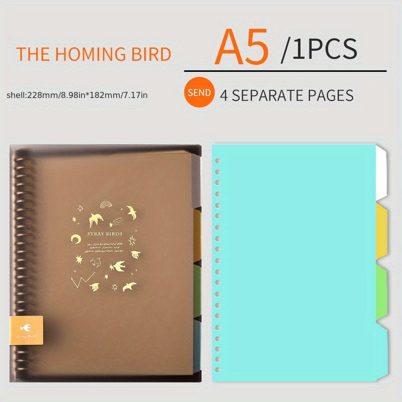 A5 Loose Leaf Notebook Refill Horizontal Line Grid A4 Thickened Notebook
